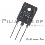 Transistor NPN Vceo:80V Ic:6A Pc:60W 20MHz TO-3P