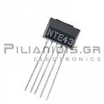 Transistor PNP Vceo:-50V Ic:-0.1A Pc:0.2W 150MHz SIP-5