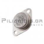 Transistor NPN Vceo:140V Ic:20A Pc:250W 2MHz TO-3