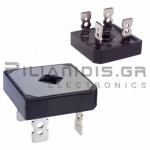 Bridge Rectifier 15Α  200V (140V RMS) Faston