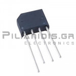 Bridge Rectifier IN-LINE  4.0Α 560Vrms(800V)