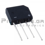 Bridge Rectifier 1.5A  600V (420V RMS) 3.8mm Pitch