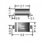 Zener Diode 12V 0.8W DO-219AB/Sub-SMA