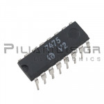 TTL Logic; 4-Bit Bistable Latch DIP-16