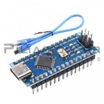 Arduino Nano V3.0 | Atmega328P | CH340 | USB Type-C | with Cable | Arduino Compatible