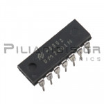TTL Logic; Quad 2-Input NAND Gates with Open-Collector Outputs DIP-14