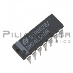 TTL Logic; Quad 2-input positive-NAND gates DIP-14