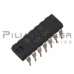 TTL Logic; Dual D-Type Positive Edge-Triggered Flip-Flop DIP-14
