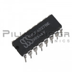 CMOS Logic; Dual J-K Master-Slave Flip-Flop DIP-16