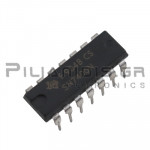 TTL Logic; Quad 2-input positive-NAND gates DIP-14