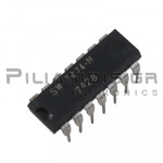 TTL Logic; Dual D-Type Positive Edge-Triggered Flip-Flop DIP-14