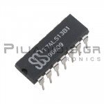 TTL Logic; Dual 4-input Positive-NAND Schmitt triggers DIP-14