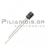 Electrolytic Capacitor  10μF 105C  25V Ø4x5mm P1.5