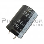 Electrolytic Capacitor  180μF 105C 250V Ø20x30mm P10 Snap-In