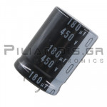 Πυκνωτής Ηλεκτρολυτικός  180μF 105℃ 450V &Oslash;25x35mm P10 Snap-In