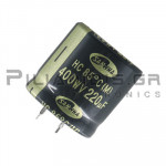 Electrolytic Capacitor  220μF  85C 400V Ø30x30mm P10.0 Snap-In