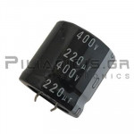 Electrolytic Capacitor  220μF 105C 400V Ø30x30mm P10.0 Snap-In