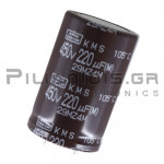 Electrolytic Capacitor  220μF 105C 450V Ø25.4x40mm P10.0 Snap-In