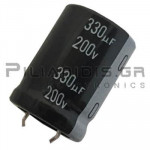 Electrolytic Capacitor  330μF 105C 200V Ø22x30mm P10.0 Snap-In