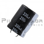 Electrolytic Capacitor  330μF 105C 250V Ø22x30mm P10.0 Snap-In