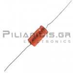 Πυκνωτής Ηλεκτρολυτικός  470μF  85℃ 10V Ø10x20mm Axial