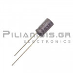 Electrolytic Capacitor  470μF 105C  6.3V Ø6.3x11mm P2.5