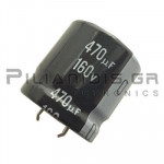 Electrolytic Capacitor  470μF 105C 160V Ø25x25mm P10.0 Snap-In