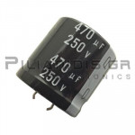 Electrolytic Capacitor  470μF 105C 250V Ø30x30mm P10.0 Snap-In
