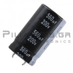 Electrolytic Capacitor  560μF 105C 200V Ø22x40mm P10.0 Snap-In