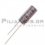 Electrolytic Capacitor  820μF 105C  25V Ø10x25mm P5.0
