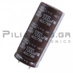 Πυκνωτής Ηλεκτρολυτικός  1000μF 105℃ 200V Ø22x50mm P10.0 Snap-In