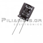 Electrolytic Capacitor  1500μF 105C  25V Ø16x20mm P7.5
