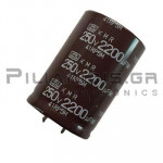 Electrolytic Capacitor  2200μF 105C 250V Ø35x50mm P10.0 Snap-In