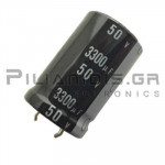Electrolytic Capacitor  3300μF 105C  50V Ø22x35mm P10.0 Snap-In