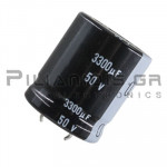 Electrolytic Capacitor  3300μF 105C  50V Ø25x30mm  P10.0 Snap-In