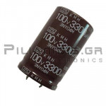Electrolytic Capacitor  3300μF 105C 100V Ø30x50mm P10.0 Snap-In