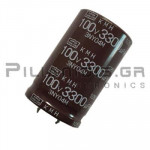 Electrolytic Capacitor  3300μF 105C 100V Ø30x50mm P10.0 Snap-In