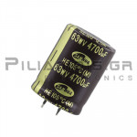 Electrolytic Capacitor  4700μF 105C  63V Ø30x40mm P10.0 Snap-In