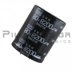 Electrolytic Capacitor  8200μF 85C  80V Ø35x45mm P10.0 Snap-In