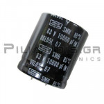 Electrolytic Capacitor  10000μF  85C  63V Ø35x40mm P10.0 Snap-In
