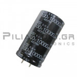 Electrolytic Capacitor  10000μF  85C 100V Ø35x63mm P10.0 Snap-In