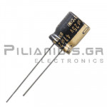 Πυκνωτής Ηλεκτρολυτικός Audio  47μF  25V 85C Ø10x12.5mm P5.0