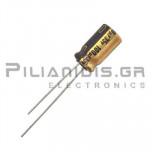 Πυκνωτής Ηλεκτρολυτικός Audio  100μF  35V 85C Ø6.3x11mm P2.5