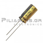 Electrolytic Capacitor Audio  2200μF  10V 85C Ø10x20mm P5.0