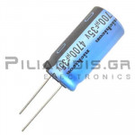 Electrolytic Capacitor Audio  4700μF  35V 105C Ø18x35.5mm P7.5