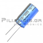 Electrolytic Capacitor Audio  6800μF  16V 105C Ø16x31.5mm P7.5