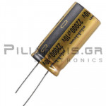 Electrolytic Capacitor Audio  22000μF  10V 85C Ø20x40mm P10.0