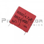 Polyester Capacitor 4.7μF 400V P27.0
