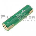 Lithium Battery  ΑΑ 3.0V 2000mAh  With Soldering Lugs