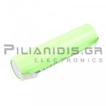 Rechargeable Battery Ni-MH 4/3Α 1.2V 4300mAh With Soldering Lugs
